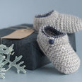 Julia Adams Patterns James Shoe in Fibre Co Grey