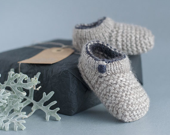 Julia Adams Patterns James Shoe in Fibre Co Grey