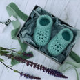 Julia Adams Patterns Grace Shoe in Sea Green