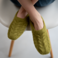Julia Adams Patterns James Felted Slipper in Lime