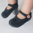 Julia Adams Patters Mary Jane Shoe in Eagle Grey