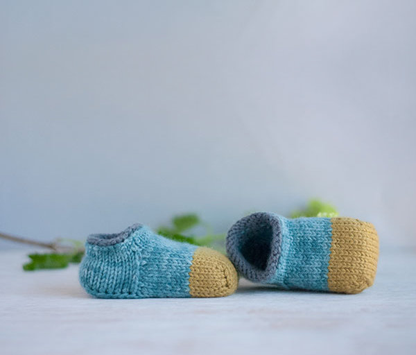 ‘Noah’ Baby Shoe Knitting Pattern
