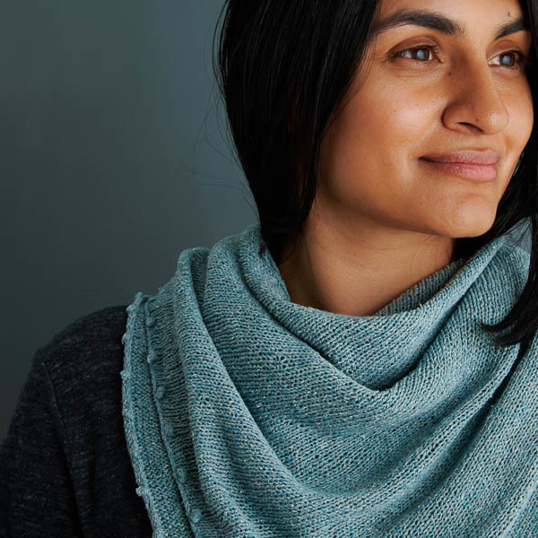Purl Soho Bobble Edge wrap 4