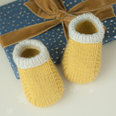Julia Adams Patterns Simeon Shoe in Yellow and Grey