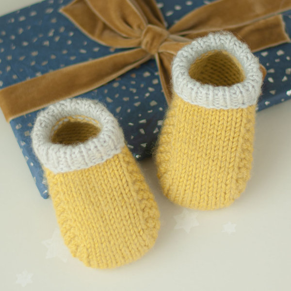 Julia Adams Patterns Simeon Shoe in Yellow and Grey