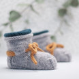 Julia Adams Patterns Tom Boot in Grey and Teal