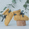 Julia Adams Patterns Tom Boot in Yellow and Grey