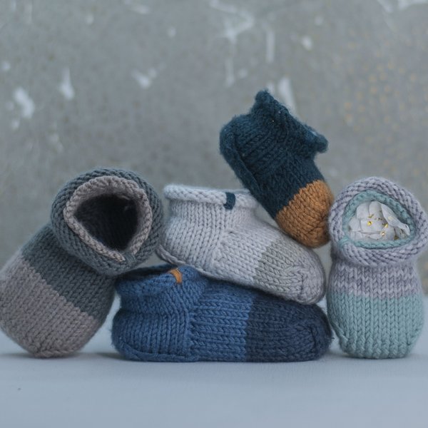 Julia Adams Patterns James Shoe in Fibre Co Grey